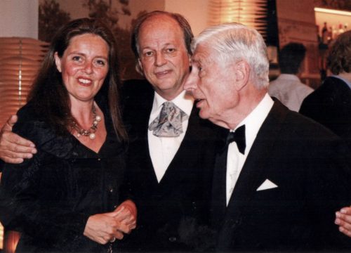 Minister Dries van Agt op receptie Soestdijk - Louis Pool